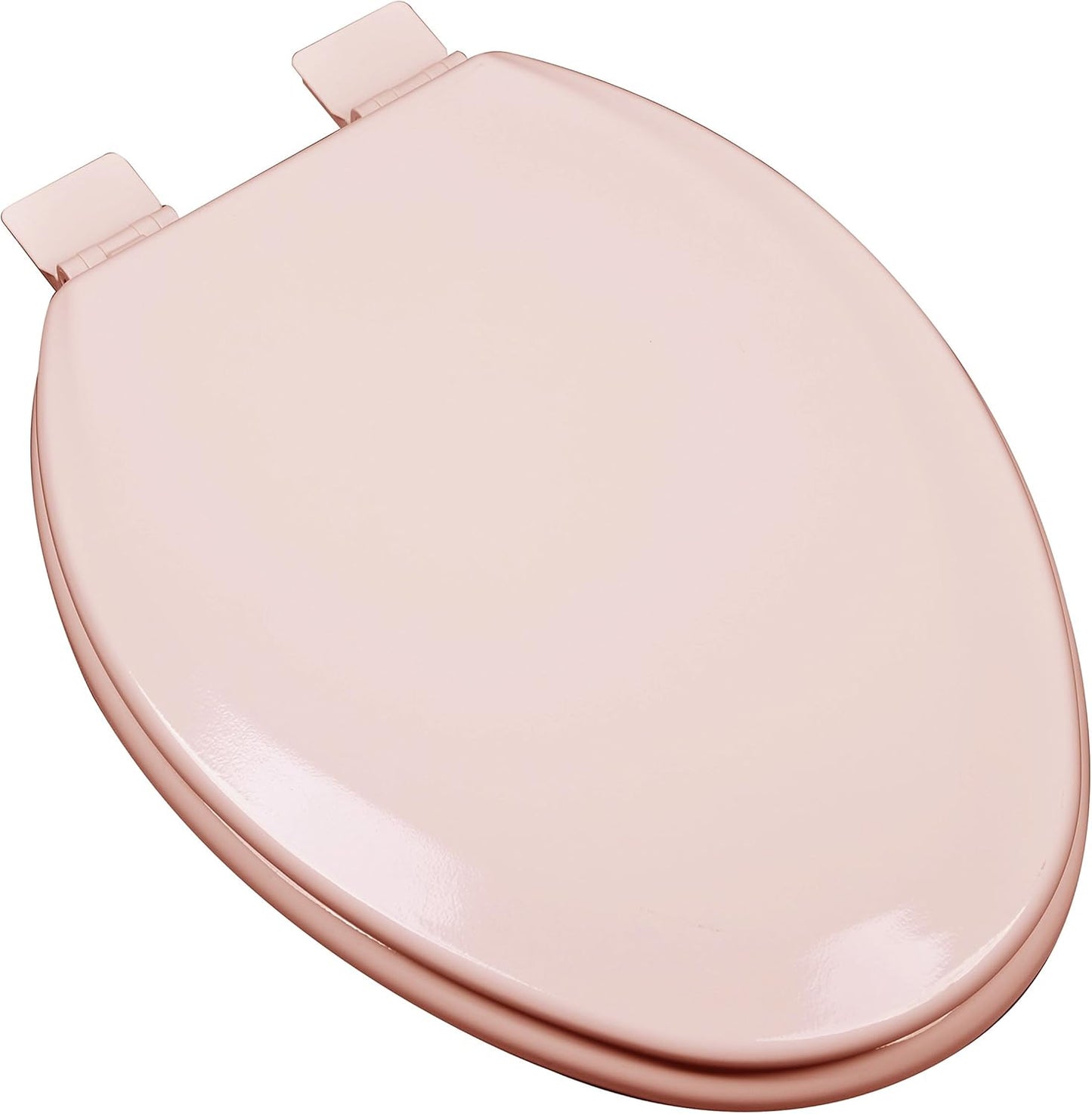 1F1E5-20 Premium Molded Wood Elongated Toilet Seat with Adjustable Hinge & OSG, Venetian Pink