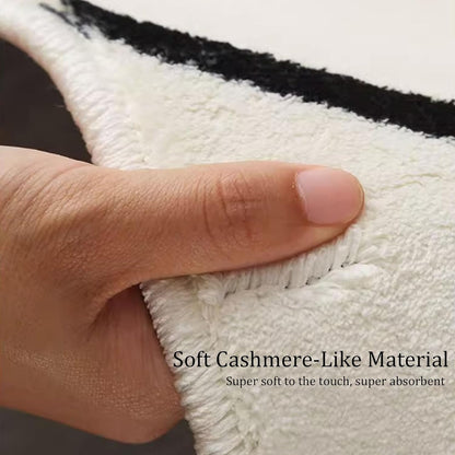 Cute Flower Bath Mat, 19 * 47 in Bathroom Rug Washable Water Non Slip Ultra Soft Absorbent Flower Carpet, Machine Washable Plush Shaggy Decor Mat for Bedroom Bathroom Toilet Floors (Pink-A)