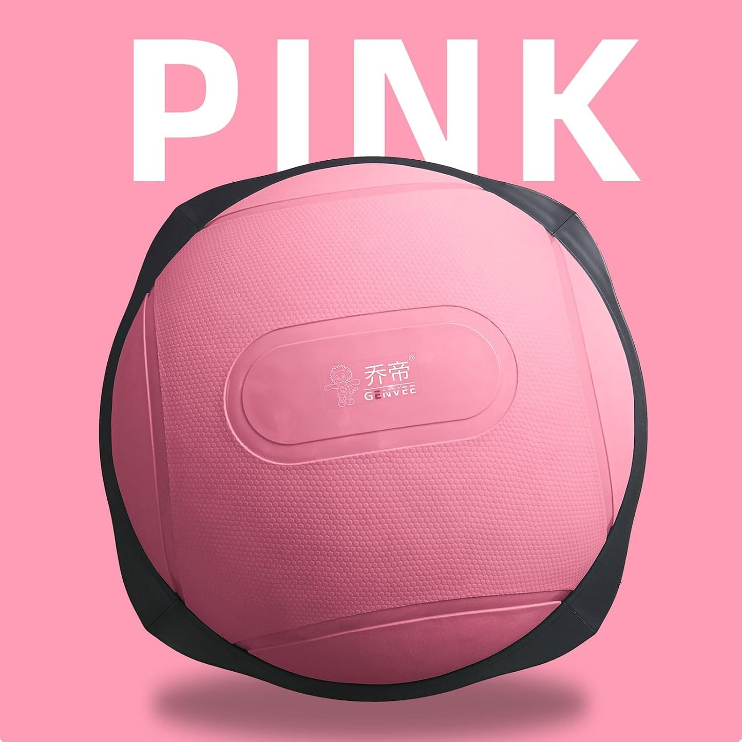 SANAE Ball Balance Trainer 22 Inch - Half Exercise Ball for Adults, Core Strength, Balance Training, Aerobic Fitness & Home Workouts | Non-Slip Rubber & PVC Construction Home Gym