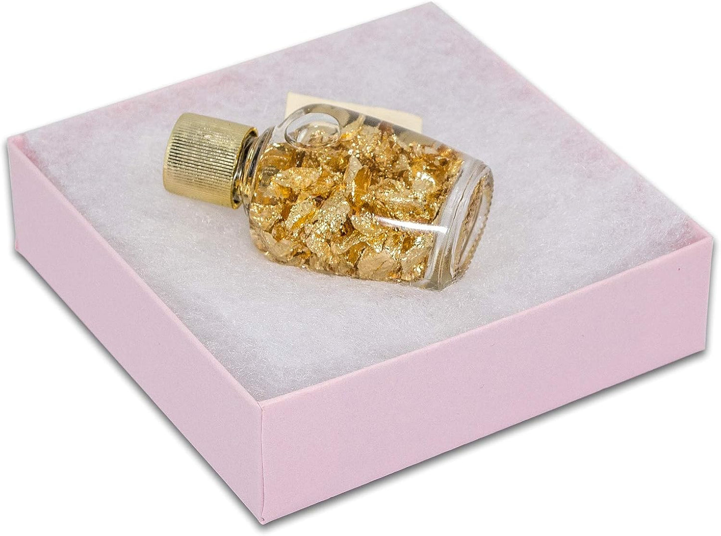 TheDisplayGuys - 25-Pack #33 Cotton Filled Cardboard Paper Jewelry Boxes Gift Case - Pastel Pink (3.5" x 3.5" x 1.0") - for Shipping or Storage