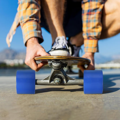 PATIKIL Skateboard Wheels, Street Wheels PU Flash Cruiser Wheels High Elasticity with Bearings for Skateboard
