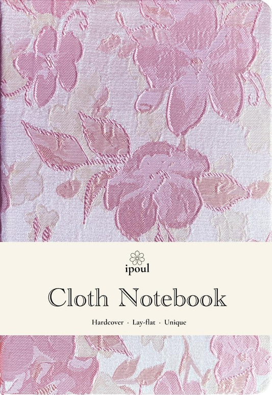 Pink Sketchbook, Cute Sketch Notebook, Drawing Journal, A5, Blank Pages, Unlined Paper, Hardcover, Lay Flat, Pretty Sketchbook for Women, Peach Flowers
