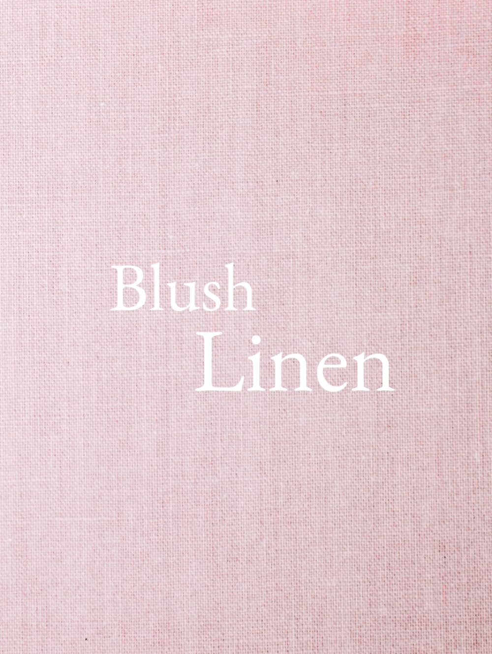 Blush Linen: A Pink Coffee Table Book for Home Decor | Decorative Linen Look & Soft Accent | Designer Styling Piece | Faux Linen Cover