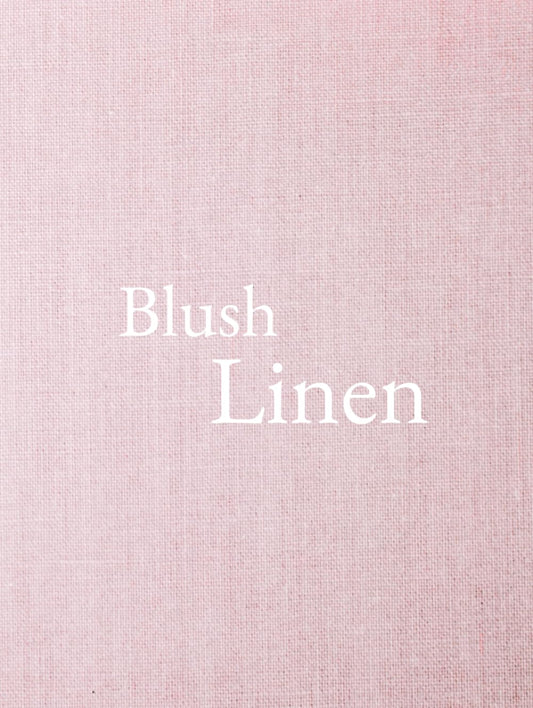 Blush Linen: A Pink Coffee Table Book for Home Decor | Decorative Linen Look & Soft Accent | Designer Styling Piece | Faux Linen Cover