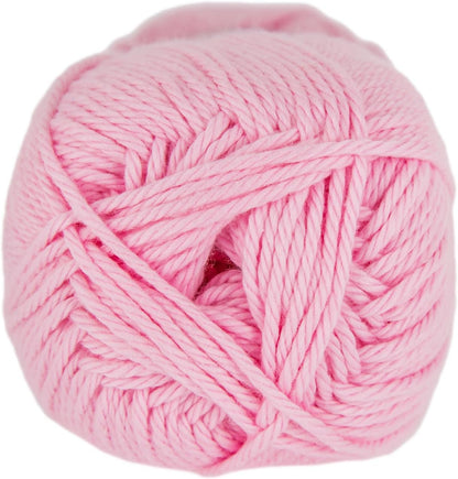 I Love This Cotton 4-Medium, 180 Yards of 100% Cotton Yarn for Crocheting & Knitting Blankets, Hats, & More – DIY Handcrafting Accessories, Set of 3, 74 Pink