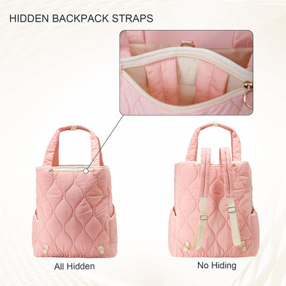 2-in-1 Tennis Tote Bag & Tennis Racket Backpack – Extra-Large Quilted Pickleball Racquet Bags, Water-Resistant & Lightweight for Men & Women