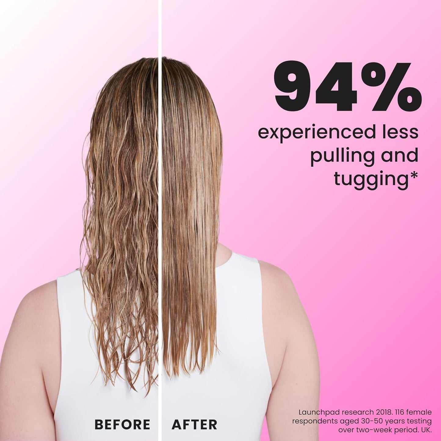 Tangle Teezer Fine Ultimate Detangler Brush, Dry & Wet Hair Brush to Detangle & Reduce Breakage for Fine Hair Types, Runway Pink