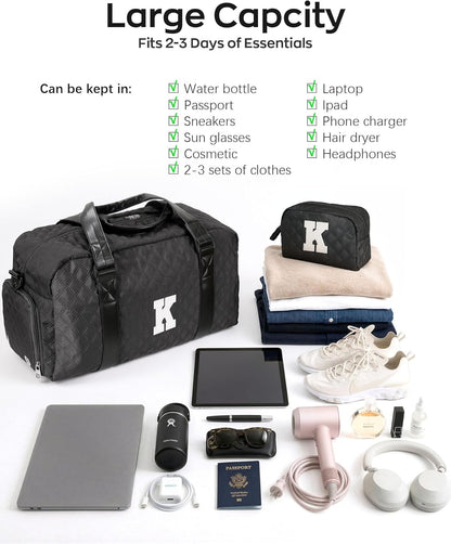 Elilier Women Gifts Trendy Stuff, Duffle Bag Gifts for Women: Overnight bags, Dance Cheer bag Sports for Girl, Gymnastics Bags, Birthday gifts for Kids Teens