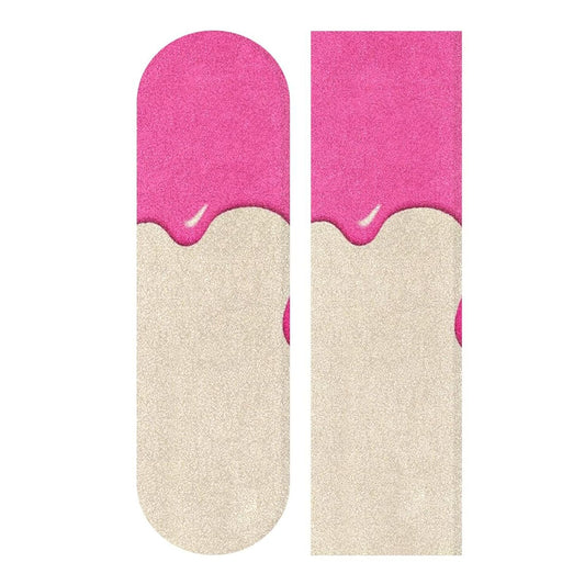 skateboard with grip tape anti slip fusion scooter grip tape Drip Style Pink Beige