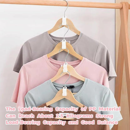 50 PCS Hanger Connector Hooks, Space Saving Hangers, Closet Hanging Organizer for College Dorm Room Essentials, Thickening Upgrade (Pink-50 Pcs)