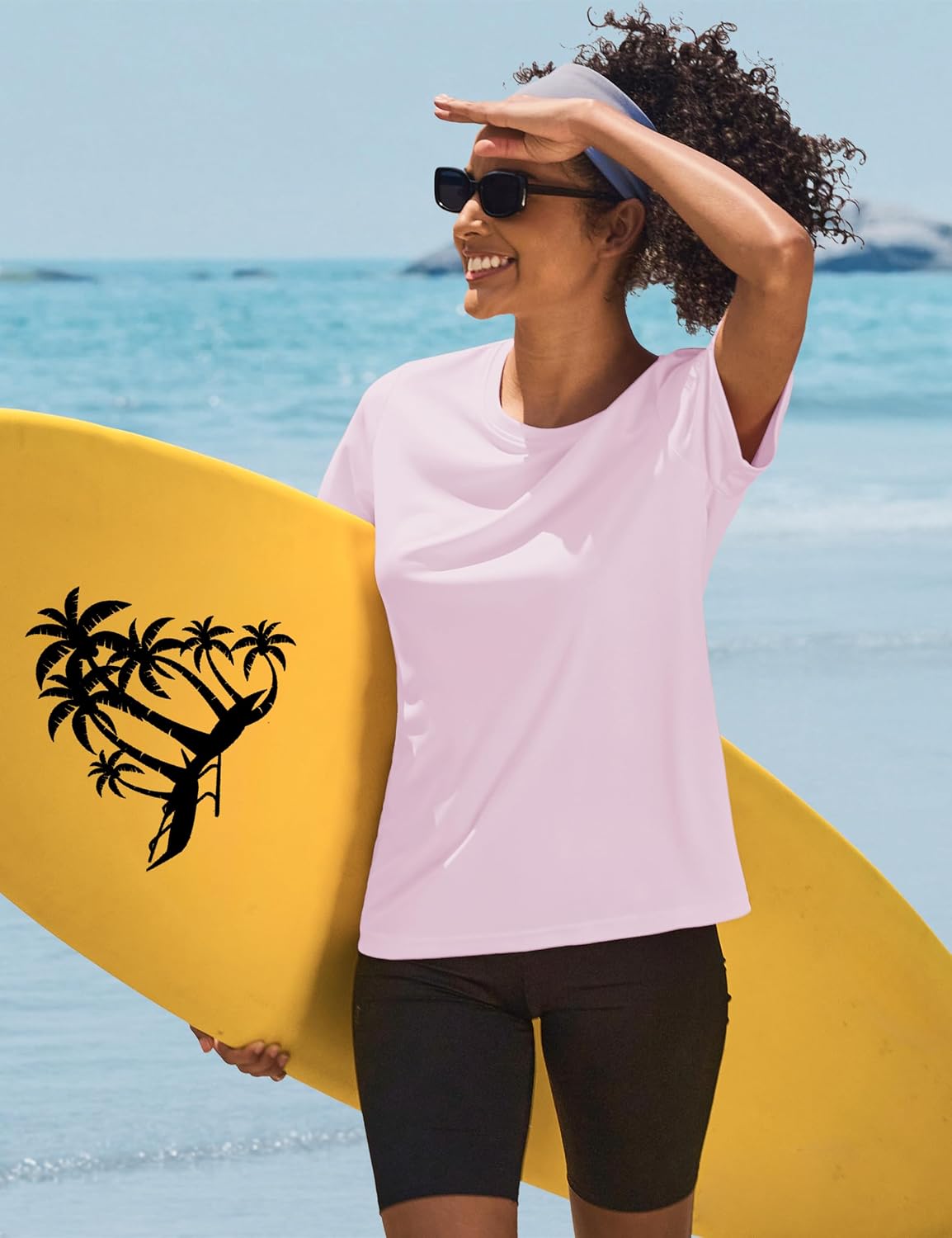 Cavva Women's Short Sleeve Workout Tops UPF 50+ Athletic Shirts Quick Dry Sun Protectioin Rash Guard for Gym Tee