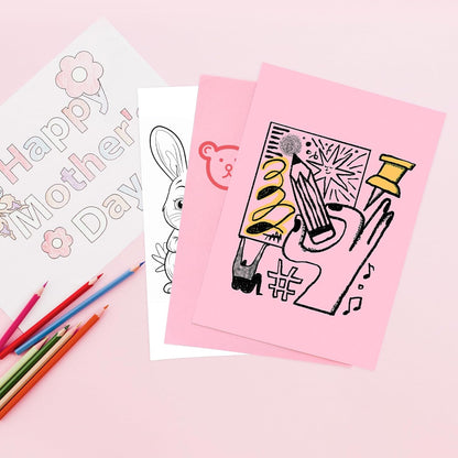 M&G 100 Sheets Pink Copy Printing Paper, 8.3 X 11.7 inch Colored Printer Papers, Pink Construction Paper for Card Making Scrapbooking School Office Party DIY Craft