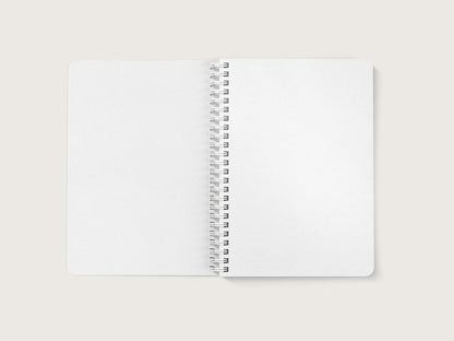 Personalized Peach Notebook for Women, Lined or Unlined Spiral Softcover Book