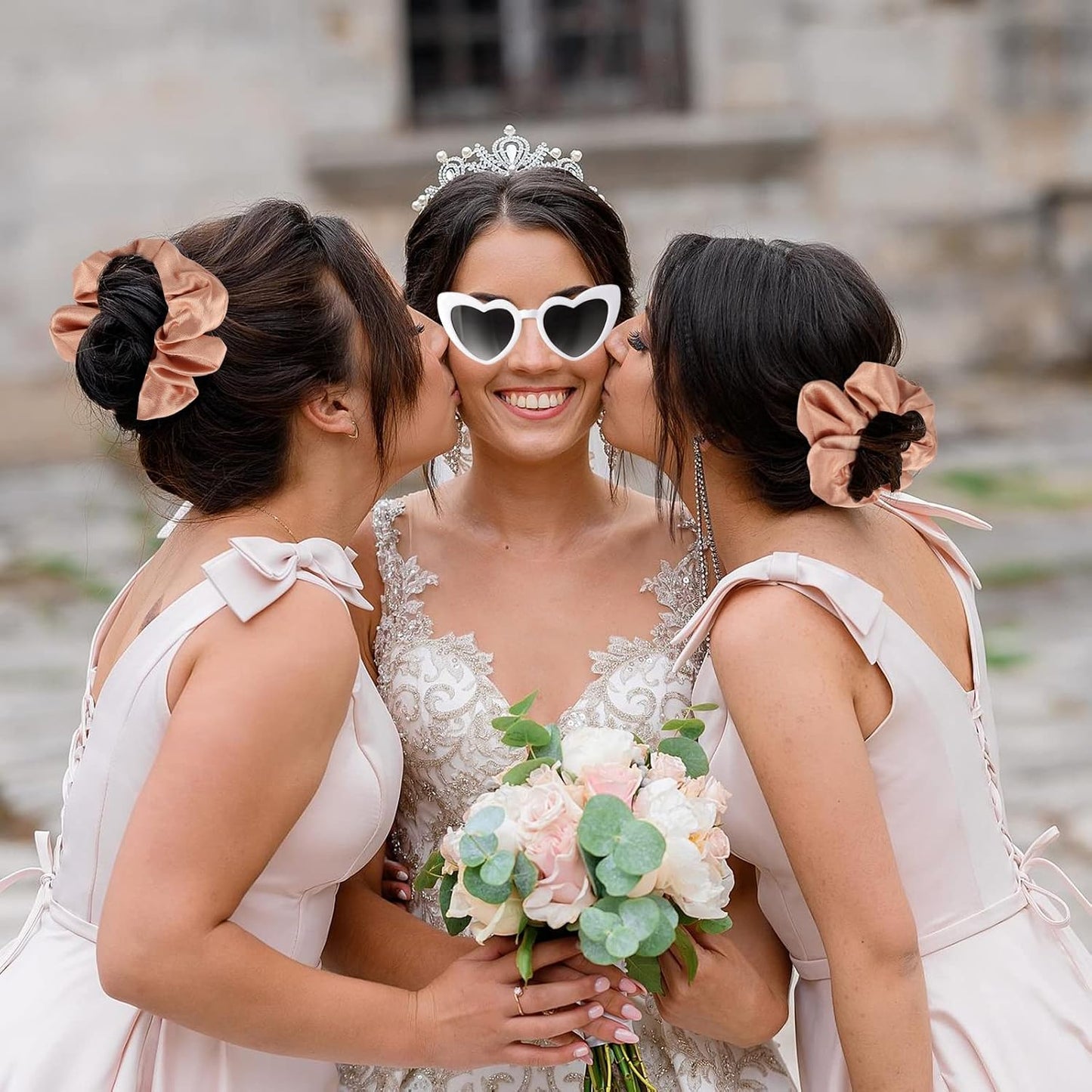 12 Pairs Bachelorette Party Sunglasses Heart Shaped Sunglasses Party Decorations Bridesmaid Proposal Gifts Women