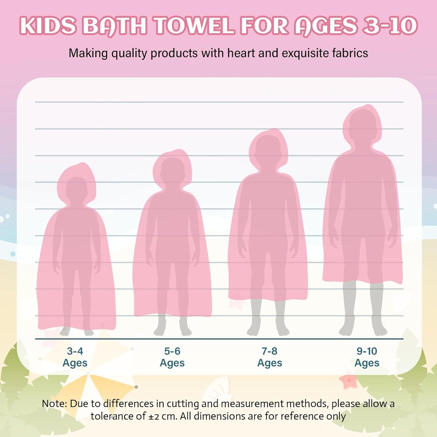 Pink Bow Hooded Towel for Kids, Bows Gifts for Bow Lovers, Bow Decor Wearable 30"x50" Flannel Blanket for Girls, Toddler Beach Towel for Pool, Travel, Swim - Ultra Absorbent Quick Dry Birthday Gift