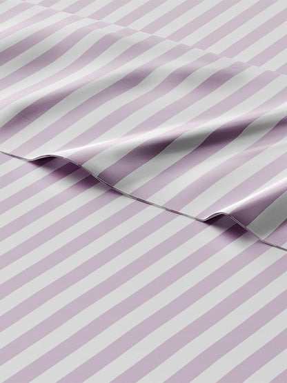 CGK Unlimited Kids Pink Pinstripes Full 4 Piece Sheet Set - Boys, Girls, Teens, Toddler - Easy Fit Deep Pockets - Soft, Cooling & Breathable Sheets - Cute, Cozy, Fade & Wrinkle Free - Machine Washable