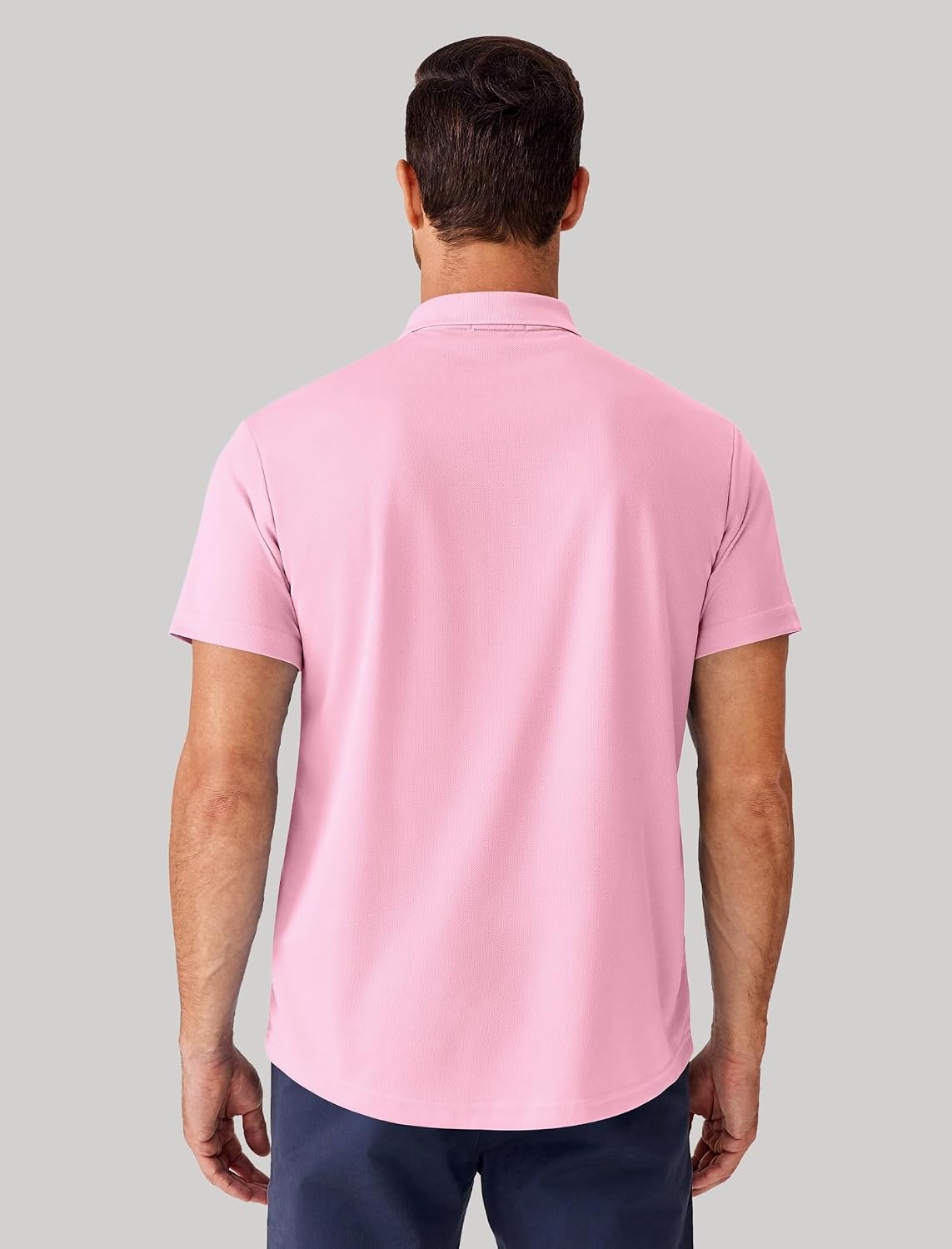 PINSPARK Polo Shirts for Men Short Sleeve Lightweight Quick Dry Golf T Shirt Moisture Wicking Casual Workout