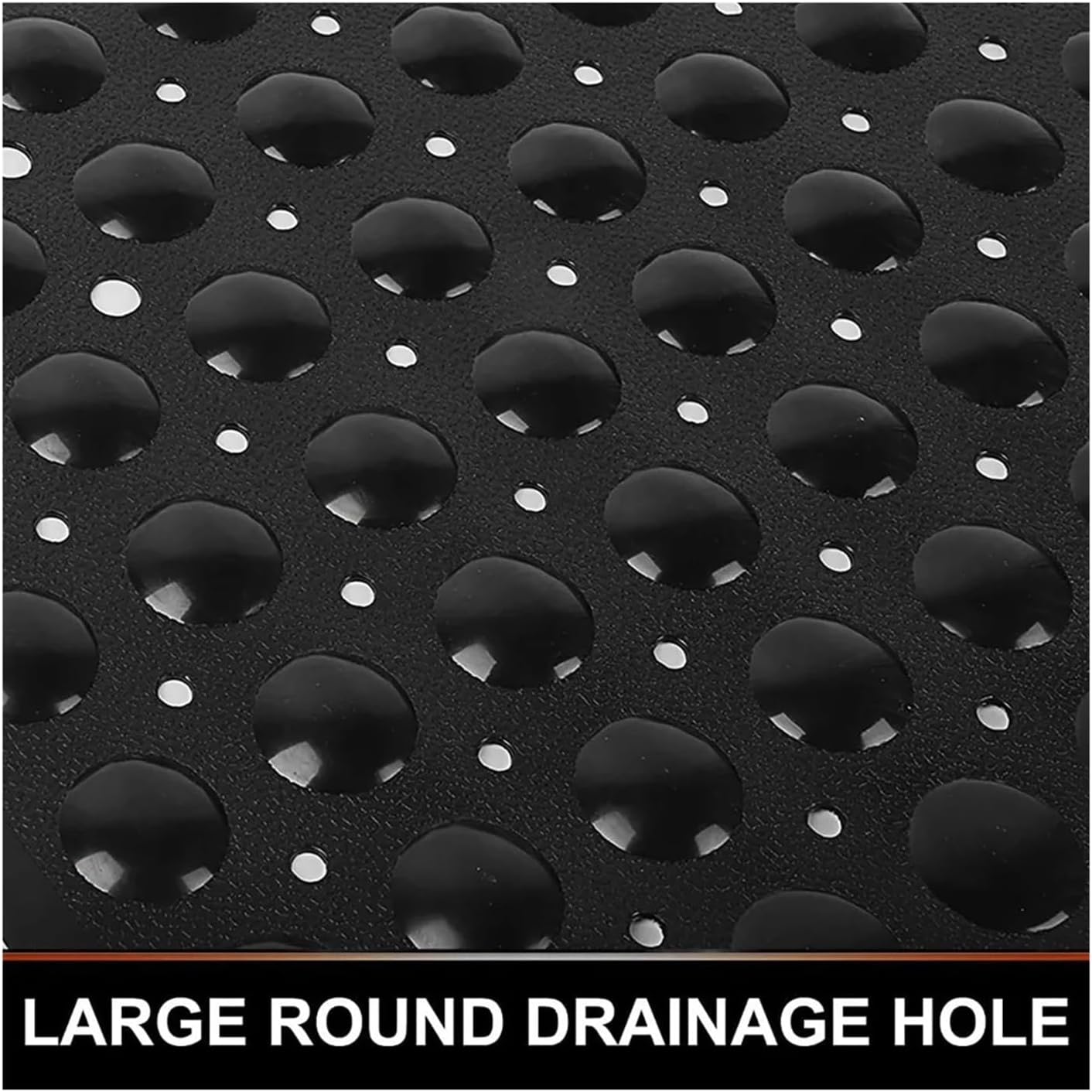 53x53cm Shower Mat Suction Cup PVC Anti Slip Bath Square Floor Pad Non Safety for Bathtub Bathroom Carpet(1x Pink)