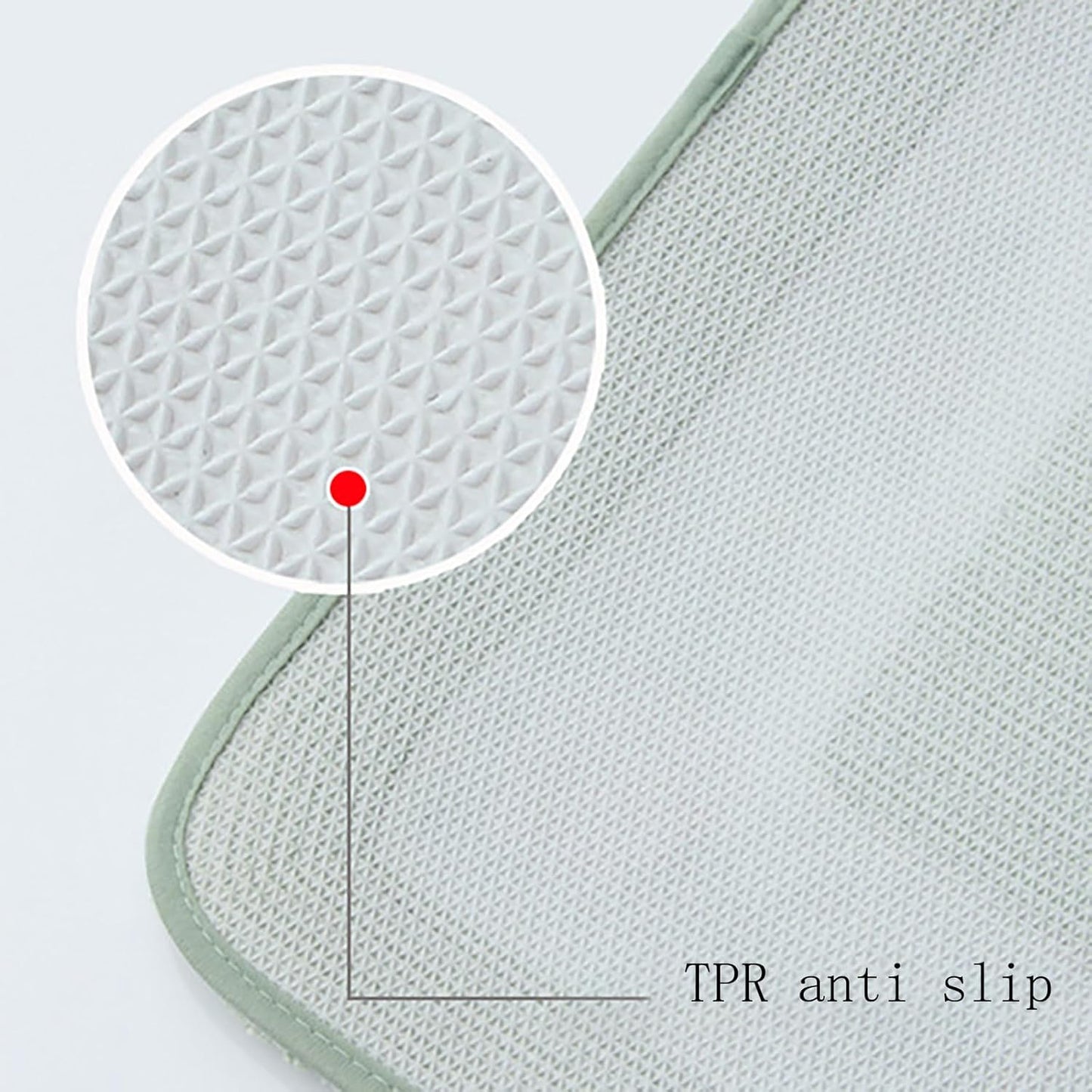 U Shaped Toilet Contour Rugs Non Slip TPR Backing Rug Superfine Fiber Thick Soft Microfiber Water Absorbent Rubber Back Mat for Bathroom Toilet Floral Decor Rug (Pink Shape A)