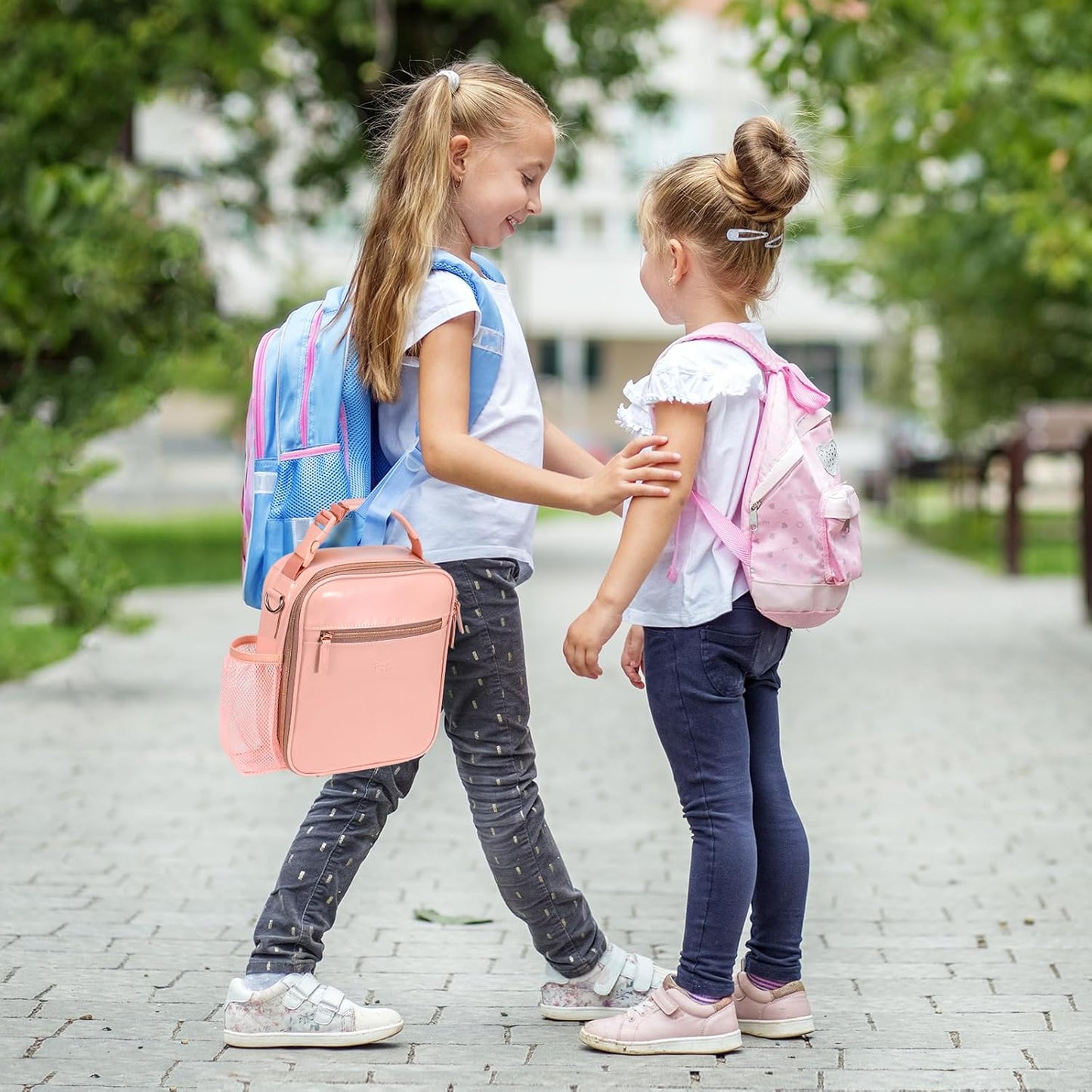 Lunch Box for Kids Lunch Boxes Insulated Lunch Containers Lunchboxes Kids Lunch Bag for Girls Thermal Meal Small Lunch Tote for School Pink
