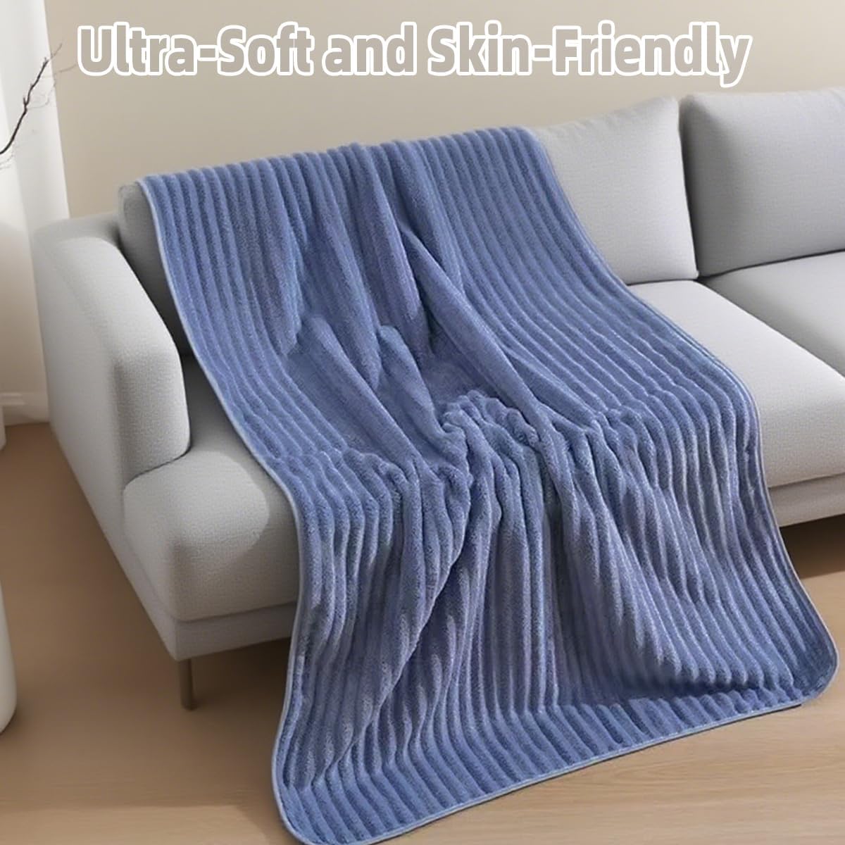 10 PCS Rainbow Coral Fleece Towels Set - Super Absorbent,Extra Large Size, Cost-Effective(Milk White, Deep Blue, Coffee, Pink, Gray)