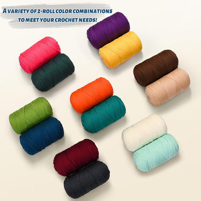 Elastic Fabric T Shirt Yarn for Crocheting，Beginner Crochet Yarns with Polyester Spandex Blend,Total 400g/114yds Soft Tshirt Yarn for Crochet Crafts/Bags/Baskets（Peach）