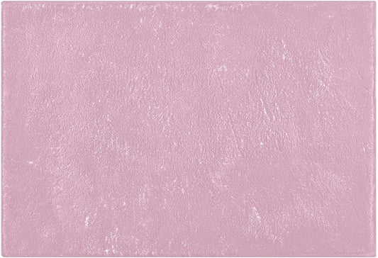 Light Pink Bathroom Rug Rectangular Bath Mat Non Slip Bath Rugs Absorbent Shaggy Bathmats for Sink Shower 16" x 24"