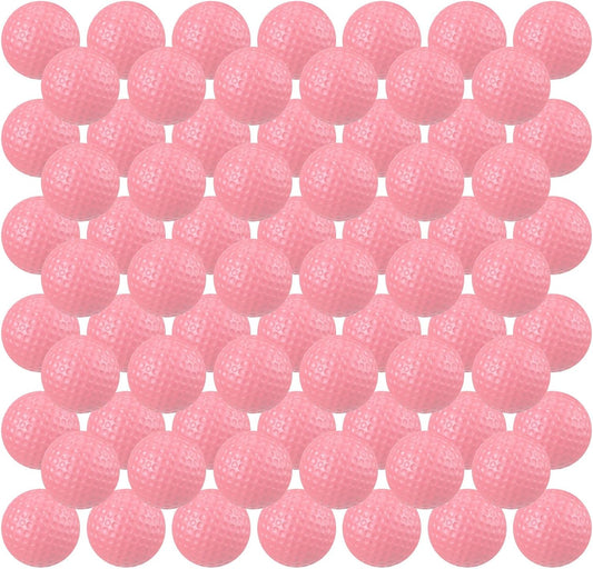 Junkin 80 Pcs Foam Golf Balls Practice Balls Realistic Feel and Flight Sport Training for Indoor or Outdoor Backyard Golf Training