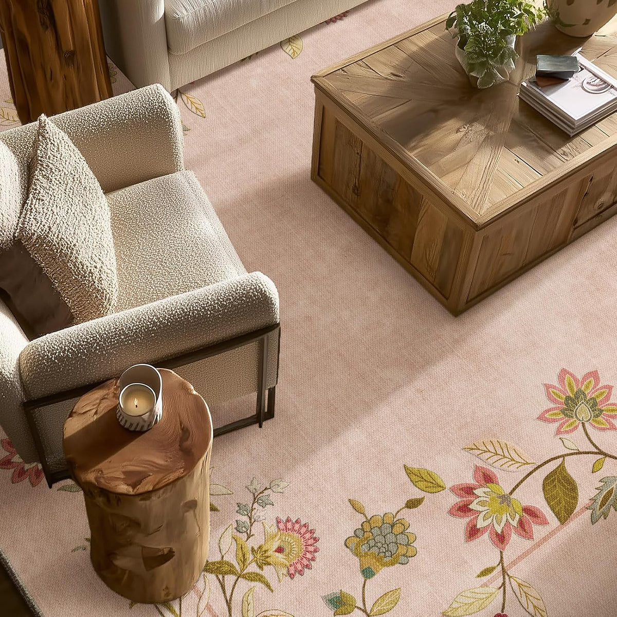 Area Rugs 9x12 Living Room: Washable Bedroom Rug Non Slip Soft Large Carpet
