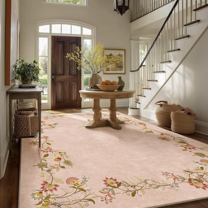 Area Rugs 9x12 Living Room: Washable Bedroom Rug Non Slip Soft Large Carpet