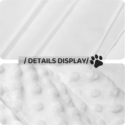 Waterproof Dog Blanket Soft Pet Blanket for Puppy Cat, Fleece Cat Throw Blankets for Furniture Bed Couch Sofa Reversible - Pastel Christmas Trees On Pink 3