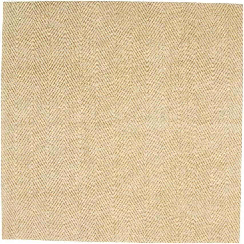 Caspari Natural Jute Paper Linen Cocktail Napkins, Two Packs of 15