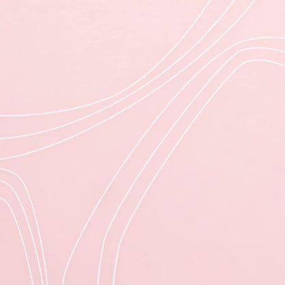Set of 4-14 x 16 Placemats and Set of 4-4 x 4 Coasters, Silicone, BPA, PVC-Free, Dishwasher Safe, Pebbles Print in Blush