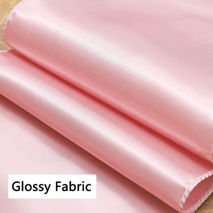 50 Pack Dusty Pink Chair Sashes, Satin Bows for Chairs for Birthday Wedding Party Gender Reveal Decor, Dusty Pink Chair Bows Sashes, Romantic Chairs Ribbons Ties
