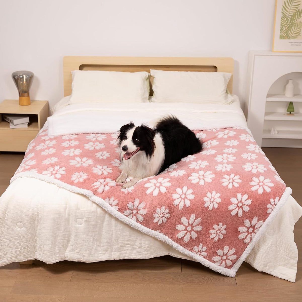 Cute Waterproof Blanket for Dog Puppy Cat, 30"x40", Pink