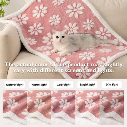 Cute Waterproof Blanket for Dog Puppy Cat, 30"x40", Pink