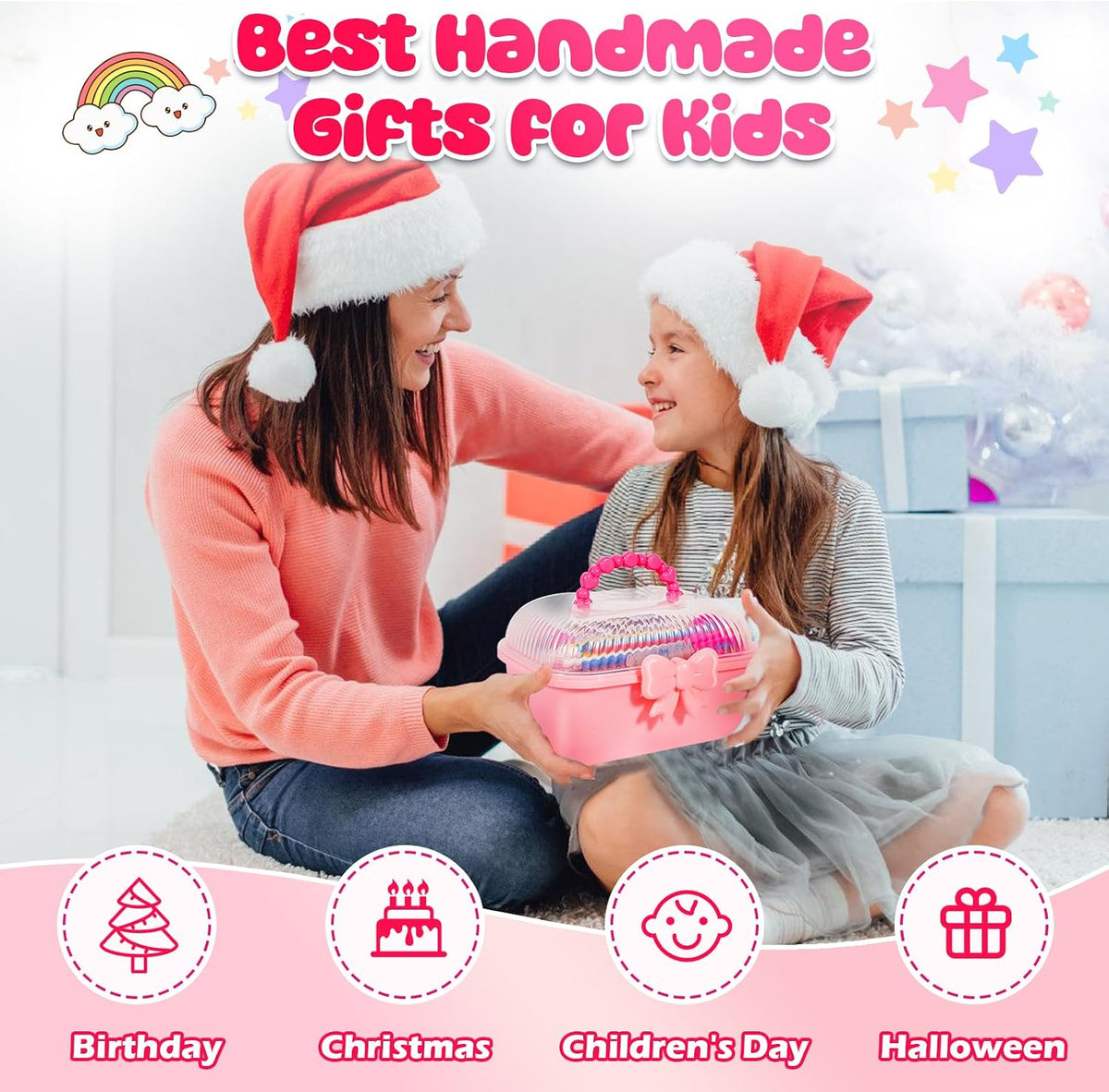 Nano Tape Bubble Kit for Kids-83Pcs Nano Tape Squishy Maker Kit