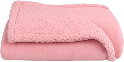 Layered Blankets The Accent - Waterproof, Double Sided Luxury Blanket - Bed, Sofa, Couch - Machine Washable, Comfy - Sherpa and Fleece, Protect The Bed
