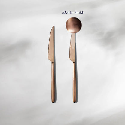 Steak Knife 4-Piece Flatware Set, 18/10 Stainless Steel