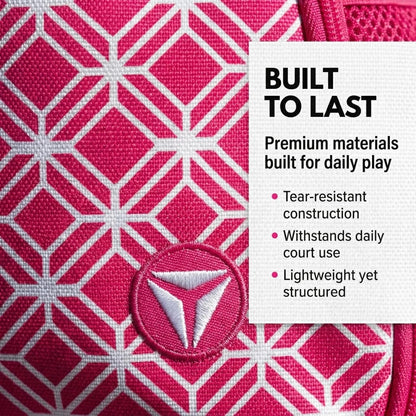 Tennis Racket Backpack for Women – Lightweight Tennis Bag Stores 2 Rackets, Balls, and Sports Gear – Backpack