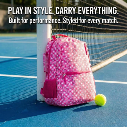 Tennis Racket Backpack for Women – Lightweight Tennis Bag Stores 2 Rackets, Balls, and Sports Gear – Backpack