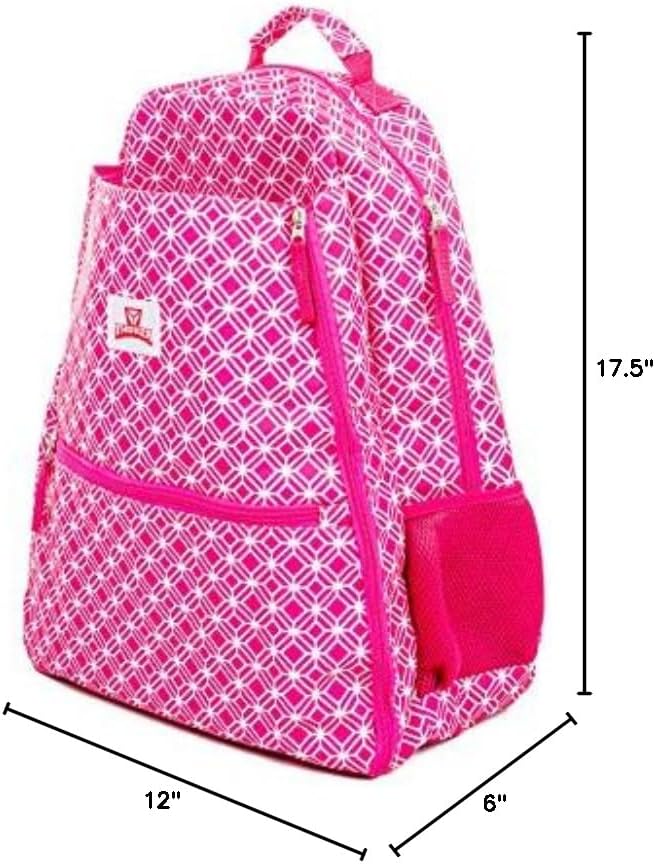 Tennis Racket Backpack for Women – Lightweight Tennis Bag Stores 2 Rackets, Balls, and Sports Gear – Backpack