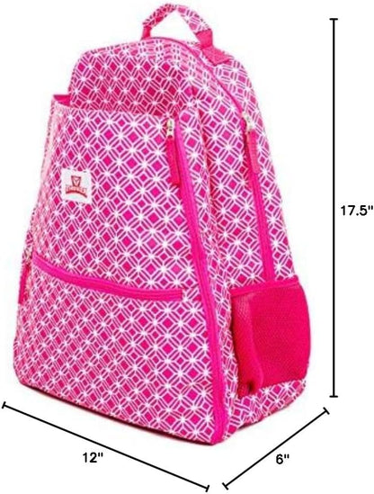 Tennis Racket Backpack for Women – Lightweight Tennis Bag Stores 2 Rackets, Balls, and Sports Gear – Backpack