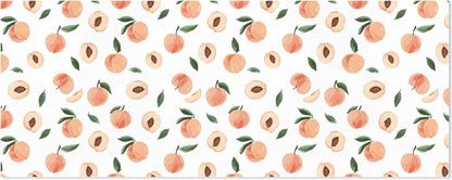 2 Rolls Birthday Wrapping Paper Roll - Cute Peaches Pattern Design Gift Wrap Perfect for Weddings, Brides, Holidays, Baby Showers - 58 x 22.8 inches