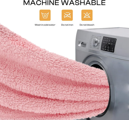 Premium Fleece Pet Blanket for Small Medium Dogs Puppy Soft Sherpa Calming Cat Throw Blankets(Pink,30x20 inches)