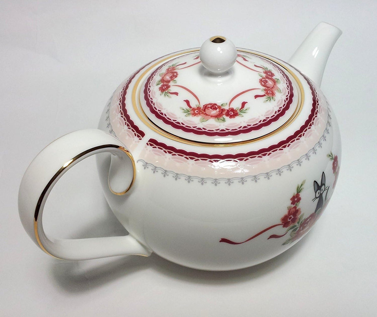 ' Kiki's Delivery Service JIJI Teapot Pink From Japan New