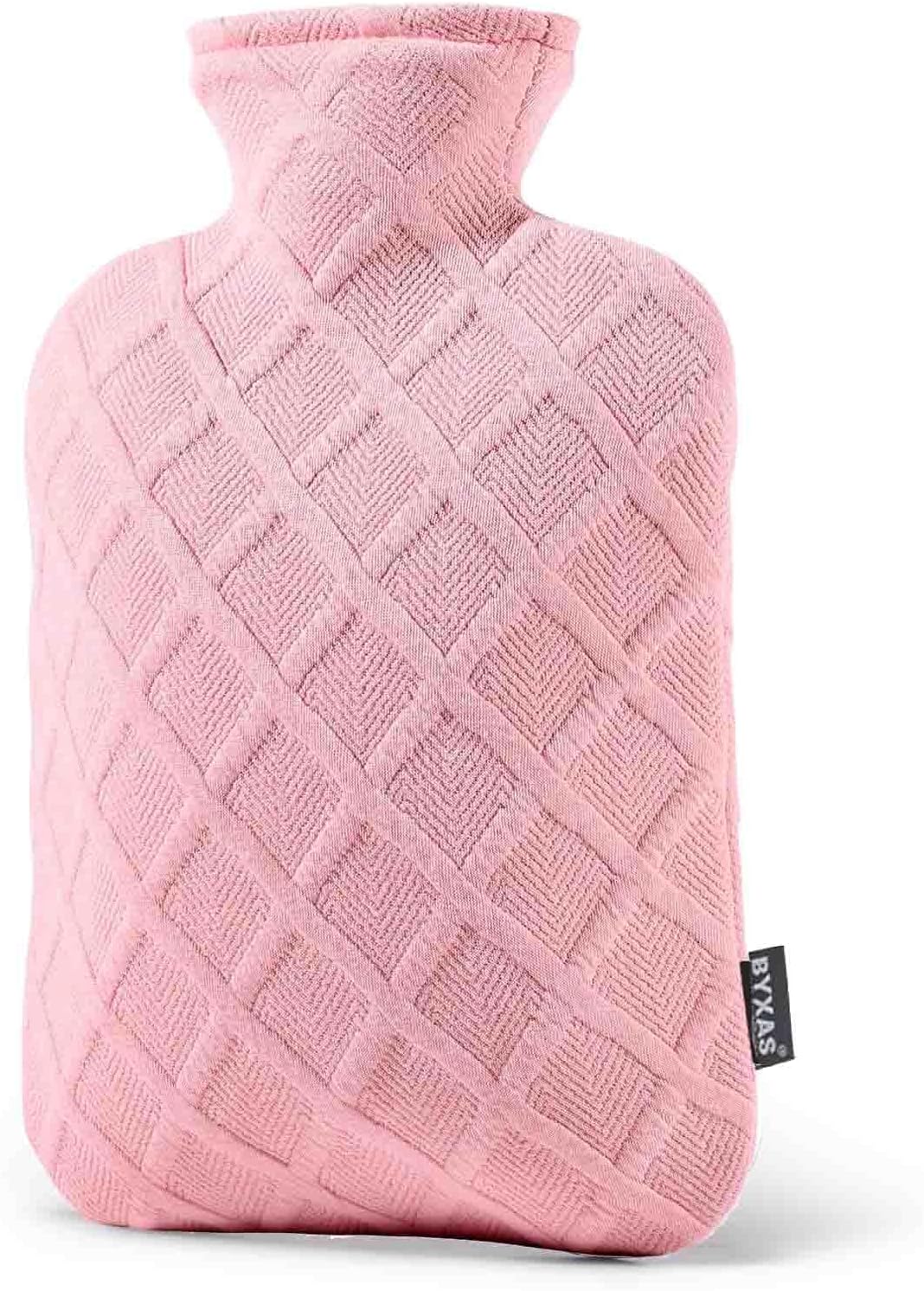 2L, 6-Hour Heat Retention, PVC Heating Pad, Easy to Use, Hot Bag for Cramps, Pain Relief for Women, Pink
