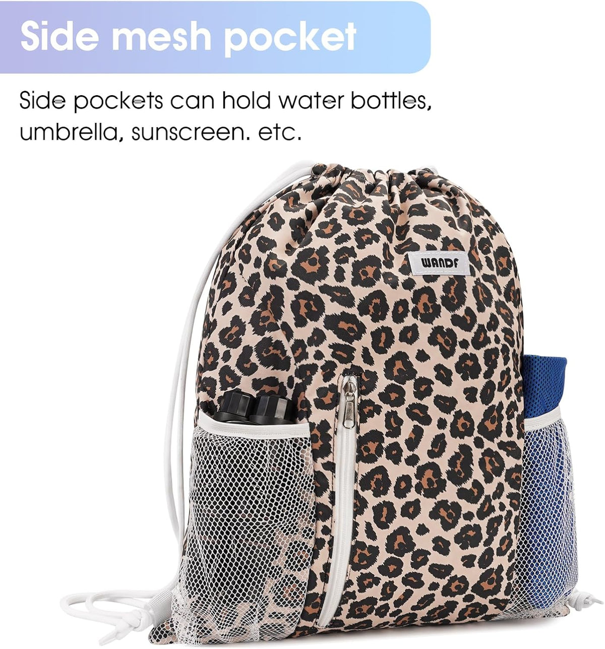 Drawstring Backpack, Gym Sackpack for Sports