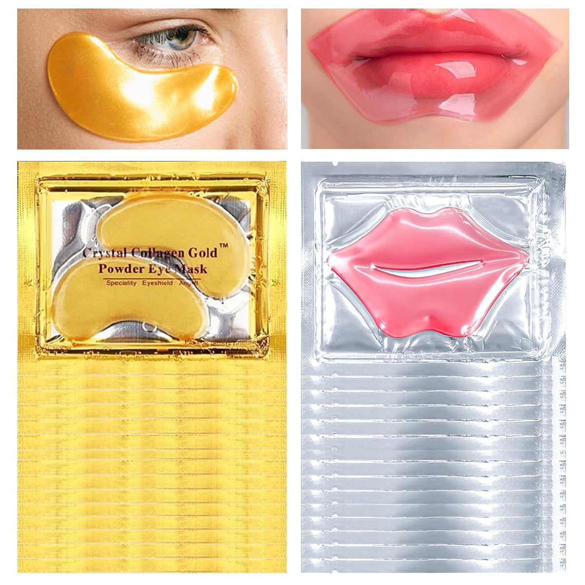 30 Pairs Lip Mask & Eye Masks, Bridesmaid Gifts, Bachelorette Party Favors