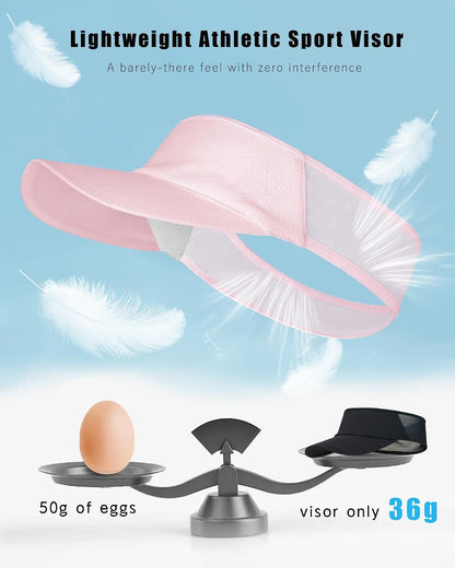 Sports Sun Visor for Women Men, Summer Cooling Stretchy Visors Hats